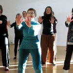 Group practicing Qigong