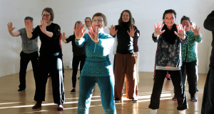 Group practicing Qigong